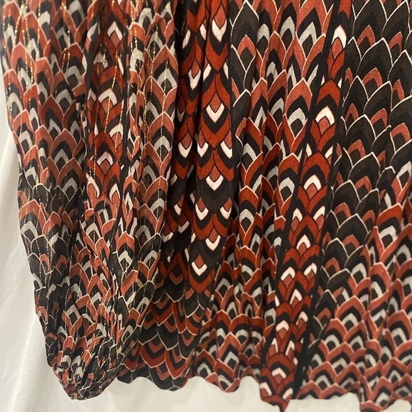 Anthro X Blank London graphic blouse with sequins sz xs - Picture 8 of 9